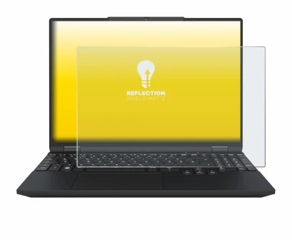 Imagen del dispositivo Tuxedo InfinityBook Max 15 Gen 10 con una amplia variedad de protectores de pantalla.