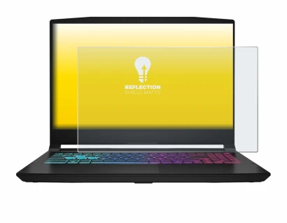 Imagen del dispositivo MSI Katana 15 HX B14 con una amplia variedad de protectores de pantalla.