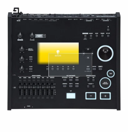 Imagen del dispositivo Roland V71 con una amplia variedad de protectores de pantalla.