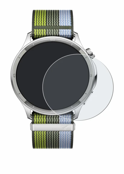 Imagen del dispositivo Oppo Watch S con una amplia variedad de protectores de pantalla.