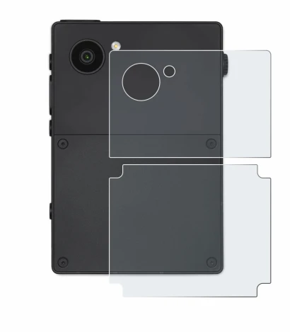 Imagen del dispositivo Light Phone 3 (Trasero) con una amplia variedad de protectores de pantalla.