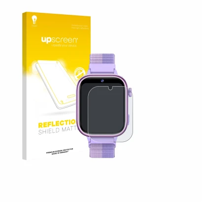 Parte frontal de un envase de producto con el logotipo de la marca upscreen. Al lado se muestra el dispositivo Oliimptek T40 c