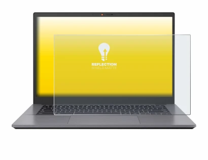 Imagen del dispositivo ASUS Chromebook CX3402 con una amplia variedad de protectores de pantalla.