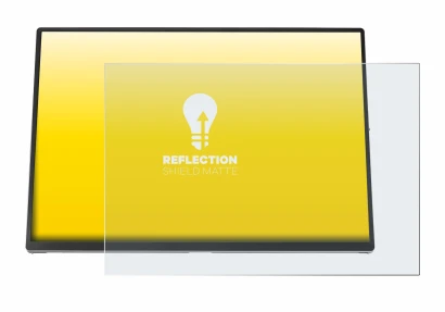 Imagen del dispositivo ASUS ZenScreen OLED MQ16FC con una amplia variedad de protectores de pantalla.