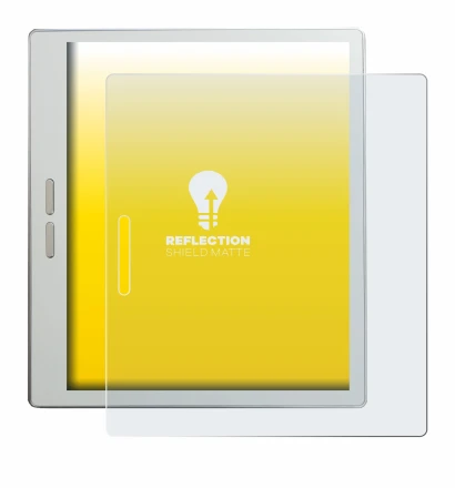 Imagen del dispositivo Bigme B7 Pro con una amplia variedad de protectores de pantalla.