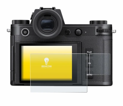 Imagen del dispositivo Leica SL3-P (Pantalla + pantalla de hombro) con una amplia variedad de protectores de pantalla.