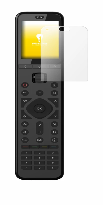 Imagen del dispositivo Sofabaton U3 con una amplia variedad de protectores de pantalla.