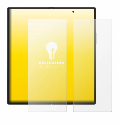 Imagen del dispositivo Samsung Galaxy Z Fold 8 Ultra (Pantalla interior) con una amplia variedad de protectores de pantalla.