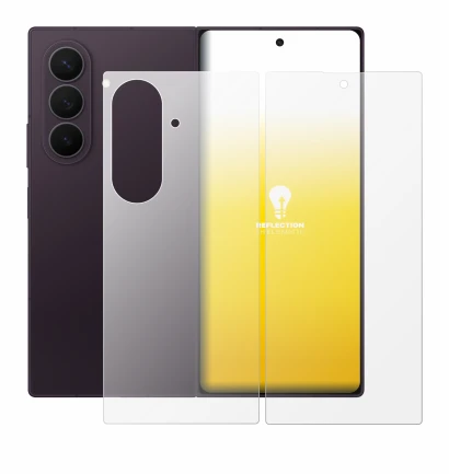 Imagen del dispositivo Samsung Galaxy Z Fold 8 Ultra (Frontal+Trasero) con una amplia variedad de protectores de pantalla.