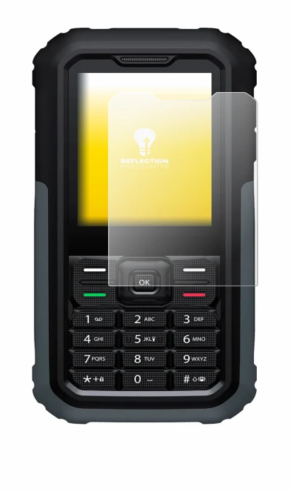 Imagen del dispositivo TCL OneTouch 5044 con una amplia variedad de protectores de pantalla.