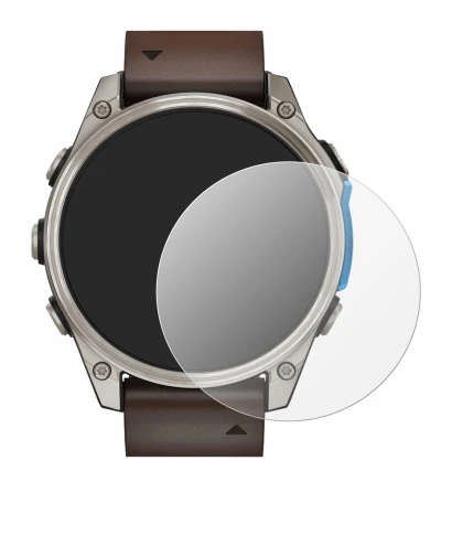 Imagen del dispositivo Garmin D2 Mach 2 (47 mm) con una amplia variedad de protectores de pantalla.