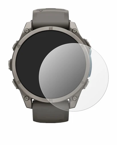 Imagen del dispositivo Garmin Fenix 9 (47 mm) con una amplia variedad de protectores de pantalla.