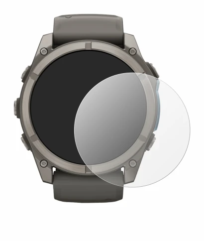 Imagen del dispositivo Garmin Fenix 9 (51 mm) con una amplia variedad de protectores de pantalla.