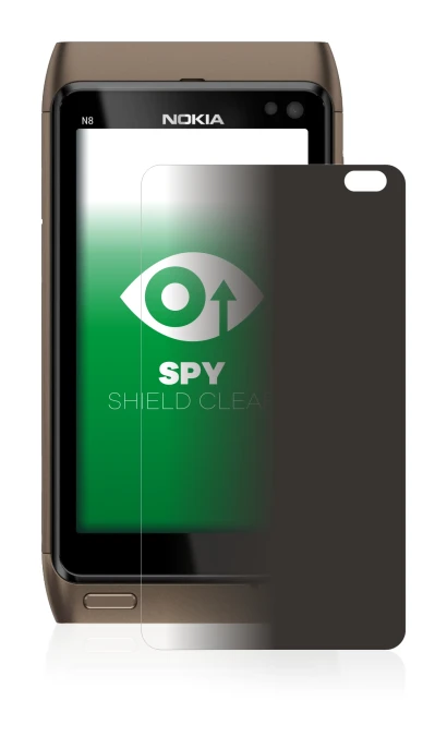 Imagen del dispositivo Nokia n8 con una amplia variedad de protectores de pantalla.