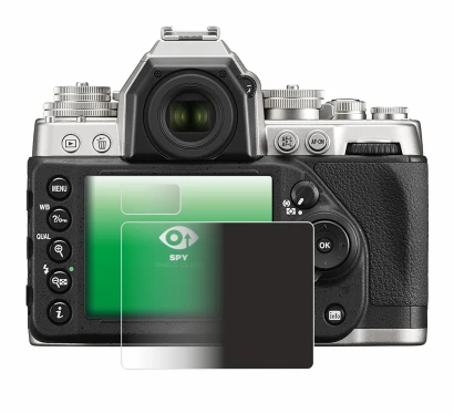 Imagen del dispositivo Nikon Df con una amplia variedad de protectores de pantalla.