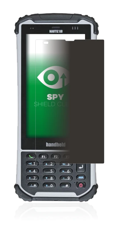 Imagen del dispositivo Handheld Nautiz X8 con una amplia variedad de protectores de pantalla.