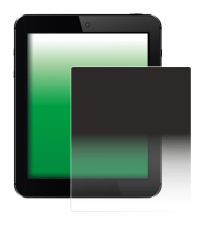 Imagen del dispositivo con una amplia variedad de protectores de pantalla.