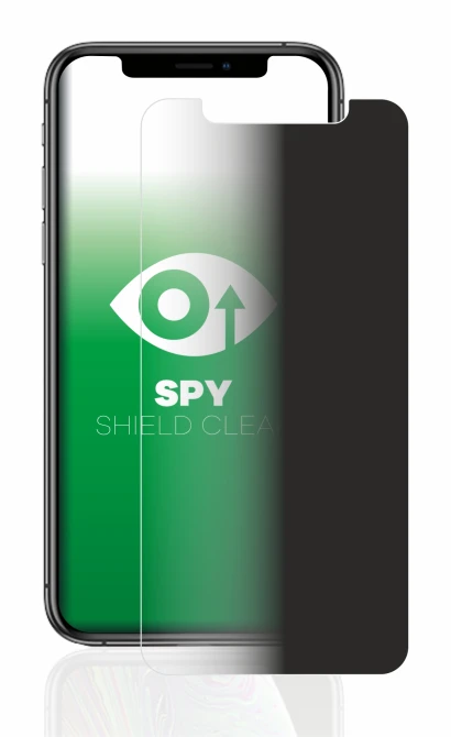 Imagen del dispositivo Apple iPhone Xs con una amplia variedad de protectores de pantalla.
