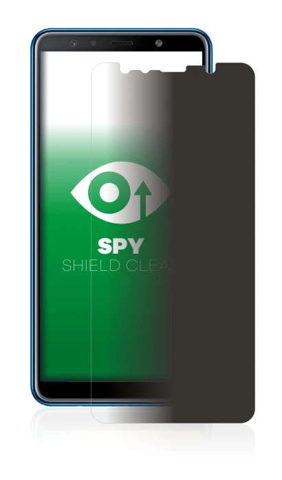 Imagen del dispositivo Samsung Galaxy A7 2018 con una amplia variedad de protectores de pantalla.