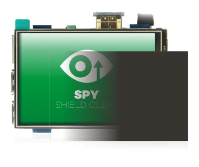 Imagen del dispositivo Raspberry Pi Touchscreen (3.5") con una amplia variedad de protectores de pantalla.