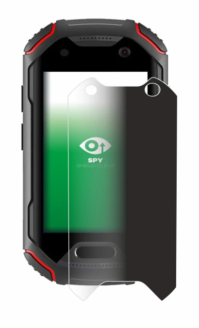 Imagen del dispositivo Unihertz Atom con una amplia variedad de protectores de pantalla.