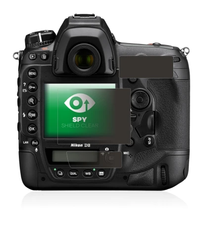 Imagen del dispositivo Nikon D6 con una amplia variedad de protectores de pantalla.