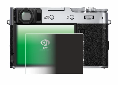 Imagen del dispositivo Fujifilm X100V con una amplia variedad de protectores de pantalla.