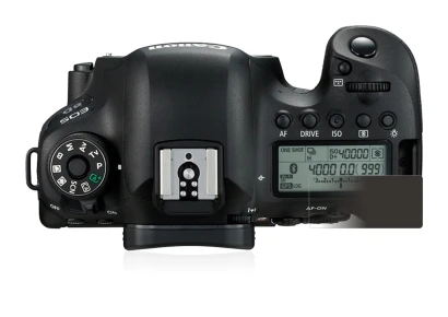 Imagen del dispositivo Canon EOS 6D (pantalla de hombro) con una amplia variedad de protectores de pantalla.