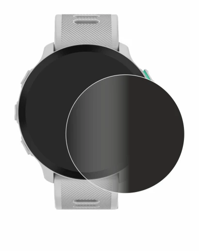 Imagen del dispositivo Garmin Forerunner 55 con una amplia variedad de protectores de pantalla.