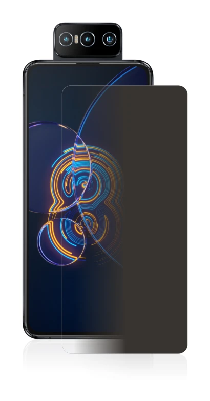 Imagen del dispositivo ASUS ZenFone 8 Flip con una amplia variedad de protectores de pantalla.
