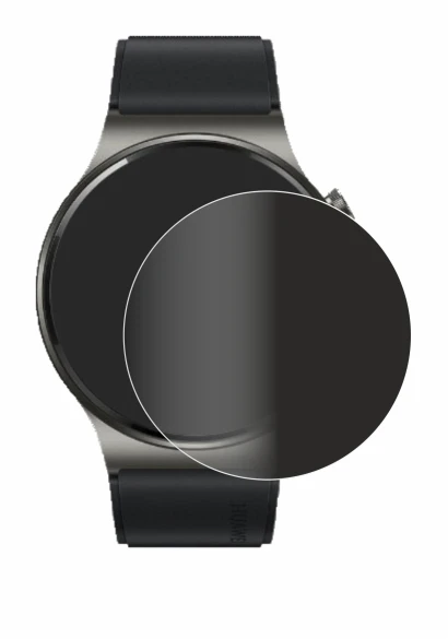 Imagen del dispositivo Huawei Watch GT 2 Pro ECG con una amplia variedad de protectores de pantalla.