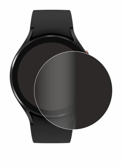 Imagen del dispositivo Samsung Galaxy Watch 4 (44mm) con una amplia variedad de protectores de pantalla.
