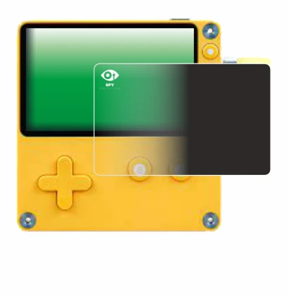 Imagen del dispositivo Panic Playdate con una amplia variedad de protectores de pantalla.