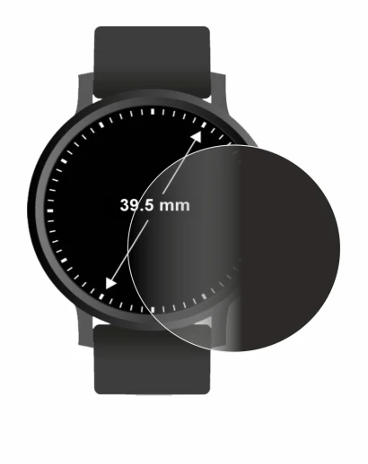Imagen del dispositivo Relojes (Circular, ø: 39.5 mm) con una amplia variedad de protectores de pantalla.