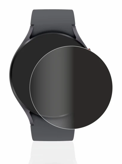 Imagen del dispositivo Samsung Galaxy Watch 5 (44mm) con una amplia variedad de protectores de pantalla.