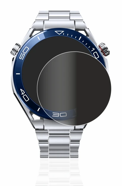 Imagen del dispositivo Huawei Watch Ultimate (48.5 mm) con una amplia variedad de protectores de pantalla.