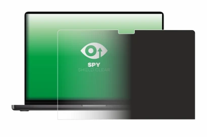 Imagen del dispositivo Apple MacBook Pro 14" M3 2023 con una amplia variedad de protectores de pantalla.