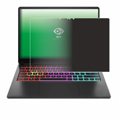 Imagen del dispositivo HP Omen Transcend 14 con una amplia variedad de protectores de pantalla.