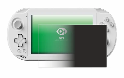 Imagen del dispositivo AYN Odin 2 Mini con una amplia variedad de protectores de pantalla.