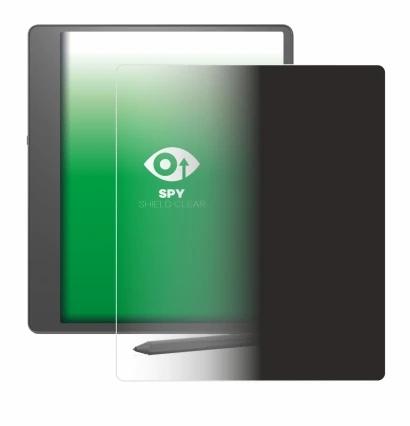 Imagen del dispositivo Amazon Kindle Scribe 2024 con una amplia variedad de protectores de pantalla.