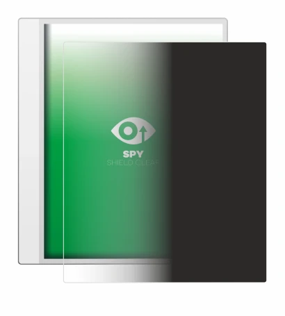 Imagen del dispositivo Boox Note Max con una amplia variedad de protectores de pantalla.