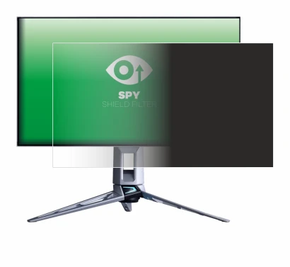 Imagen del dispositivo ASUS ROG Swift PG27AQWP con una amplia variedad de protectores de pantalla.