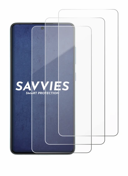 Imagen del dispositivo Samsung Galaxy A52 5G con una amplia variedad de protectores de pantalla.