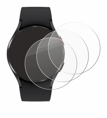 Imagen del dispositivo Samsung Galaxy Watch 4 (40mm) con una amplia variedad de protectores de pantalla.