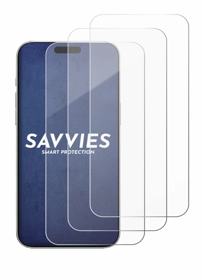 Imagen del dispositivo Apple iPhone 16 Pro con una amplia variedad de protectores de pantalla.