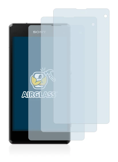 Imagen del dispositivo Sony Xperia Z1 Compact D5503 con una amplia variedad de protectores de pantalla.