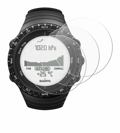 Imagen del dispositivo Suunto Core Regular Black con una amplia variedad de protectores de pantalla.