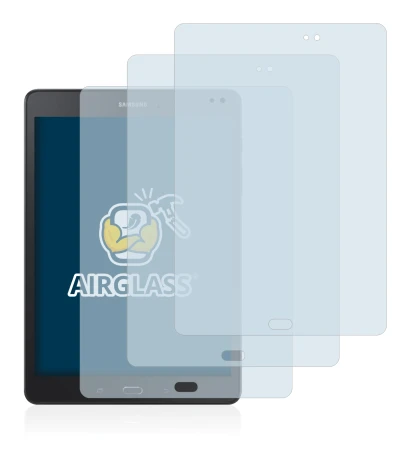 Imagen del dispositivo Samsung Galaxy Tab A 9.7 con una amplia variedad de protectores de pantalla.