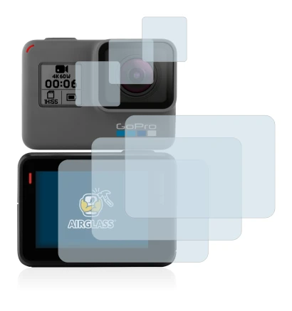 Imagen del dispositivo GoPro Hero 5 Black con una amplia variedad de protectores de pantalla.