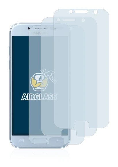Imagen del dispositivo Samsung Galaxy A5 2017 con una amplia variedad de protectores de pantalla.
